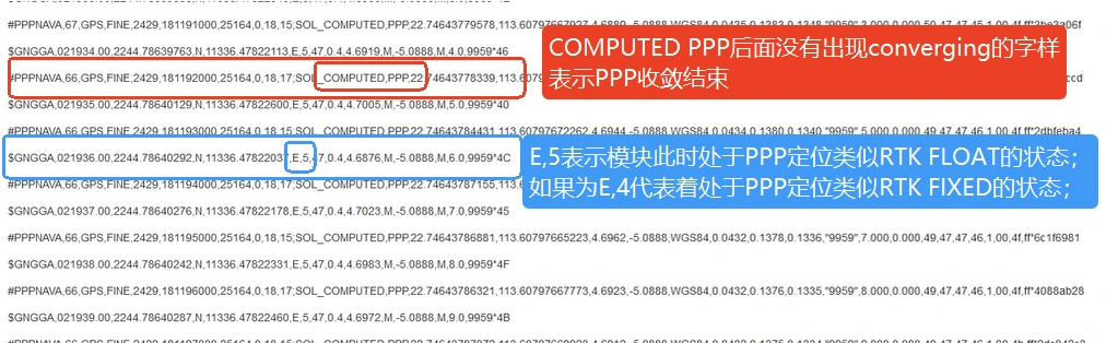 PPP 收敛完成