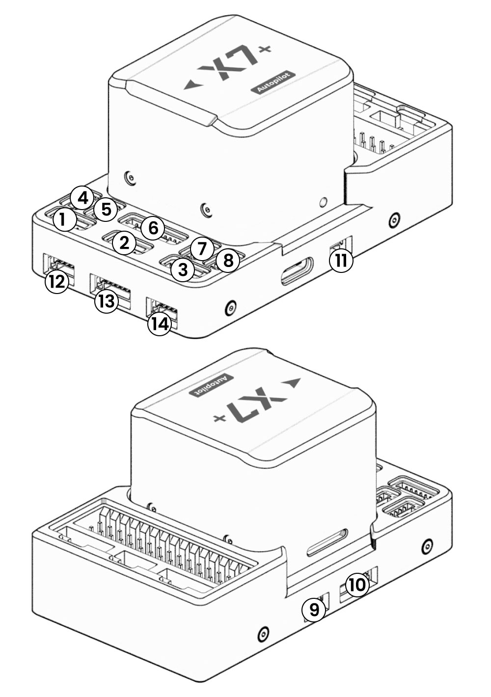 x7 plus pinouts